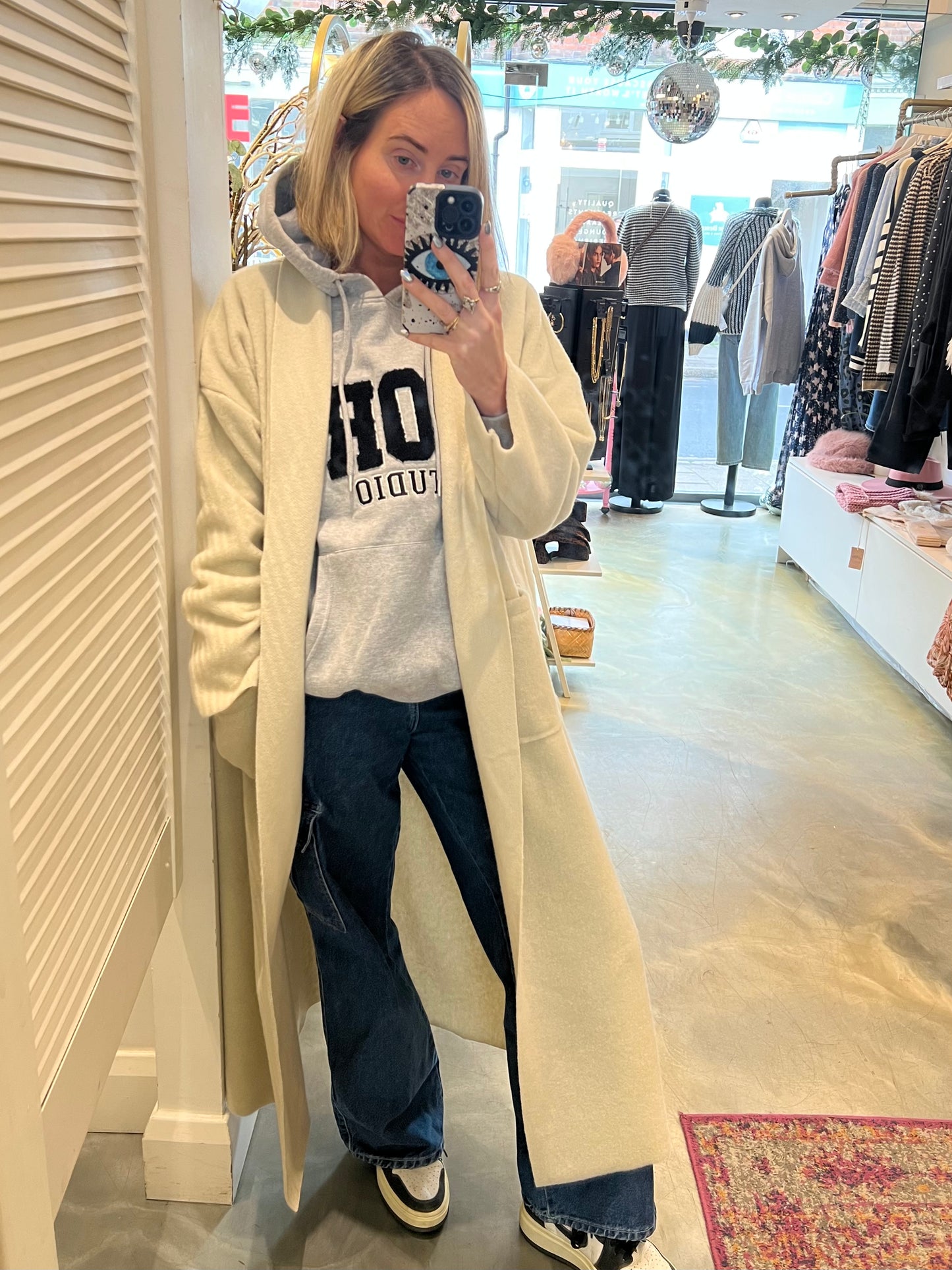 Cardigan coat