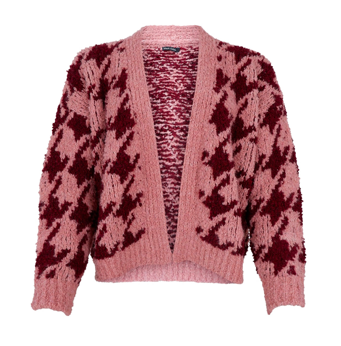 Black Colour DK Houndstooth cardigan