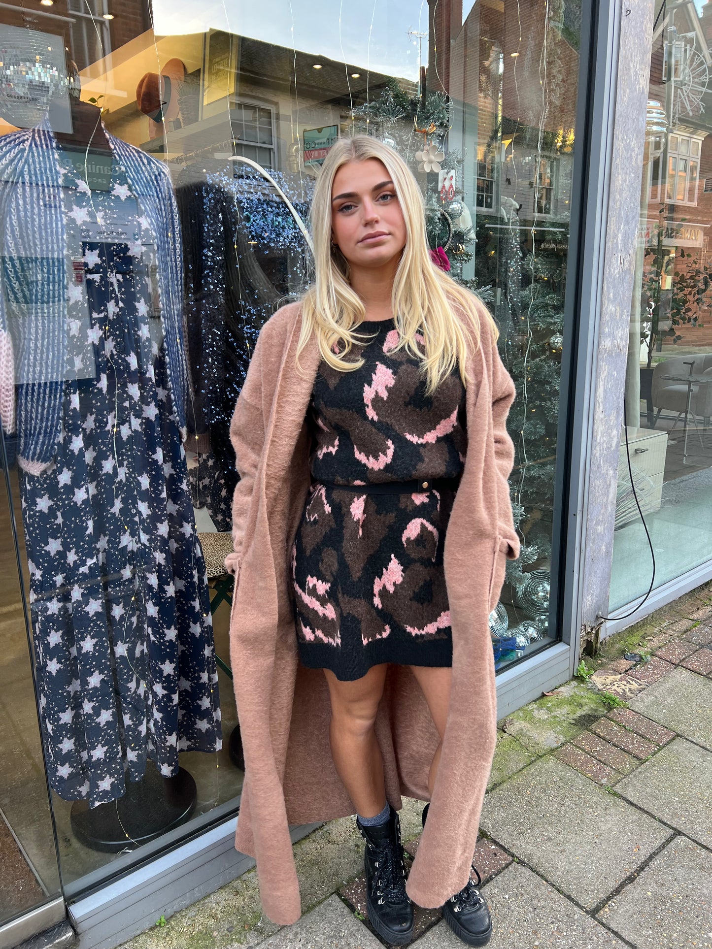 Cardigan coat