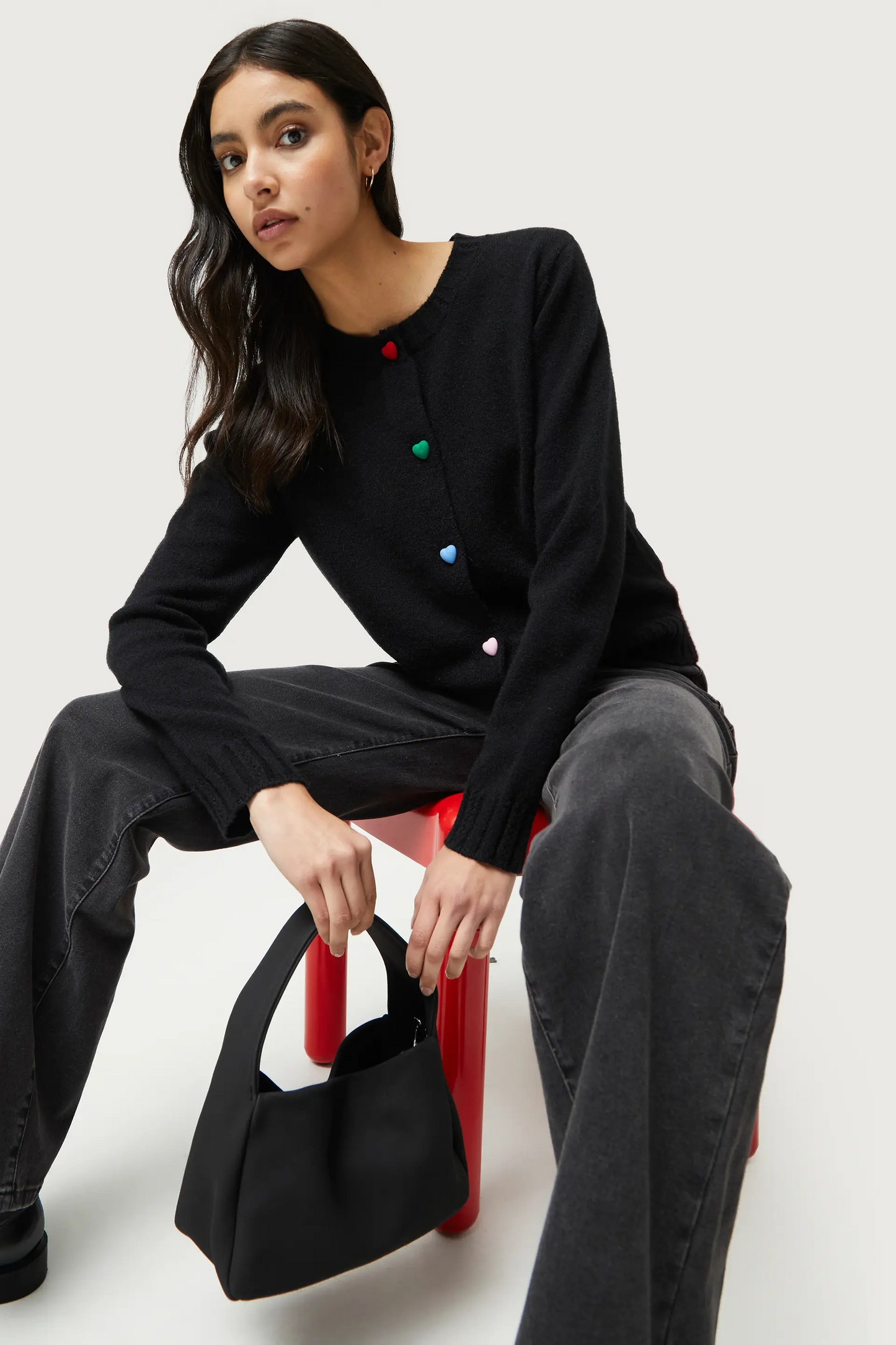 Compania Fantastica Black Cardigan