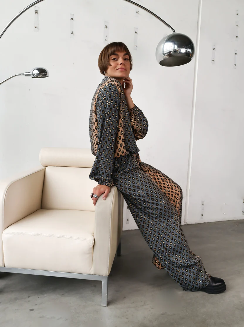 Black Colour DK Long Sleeved Jumpsuit